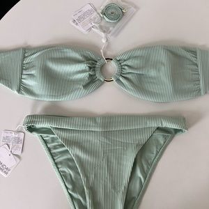 Monday Swimwear Costa Rica Top in Moss